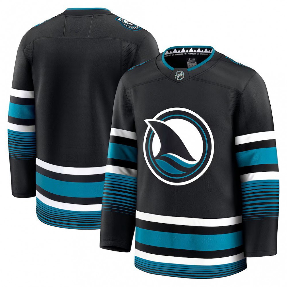 Men's San Jose Sharks Black Alternate Premium Jersey-Pro Kit Vault | Brand New 26/27 Sports Jerseys